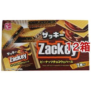 ザッキー ピーナッツチョコウエハース ( 7コ入*12コセット