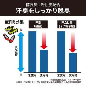 備長炭ドライペット 除湿剤 くつ用 消臭 2足...の詳細画像4