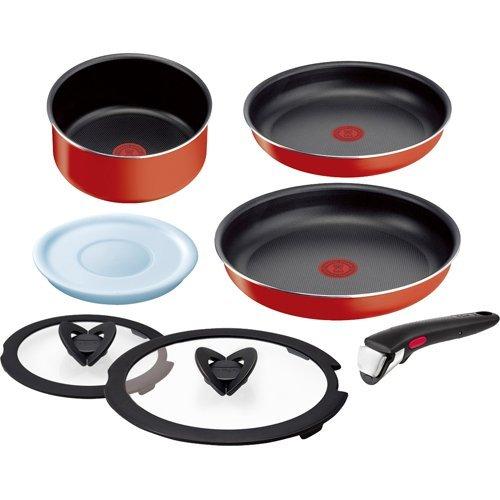 T-fal インジニオ・ネオ パプリカレッド セット7 L15190 ( 7点セット )/ ティファ...