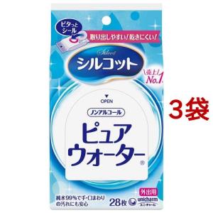 シルコット ピュアウォーター ウェットティッシュ 詰替 ( 8個入×4