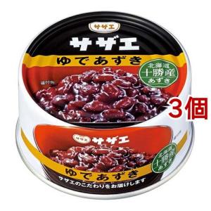 サザエ ゆであずき ( 190g*3コセット ) ( 缶詰 )
