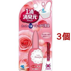 1滴消臭元 スウィートローズ ( 20ml*3コセット )/ 消臭元｜soukai