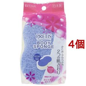 PT 健康スポンジ ブルー日本製 ( 1コ入*4コセット )