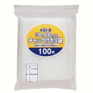チャック付きポリ袋 0.04mm厚 透明 約14*20cm CG-4 ( 100枚入 ) : 爽快