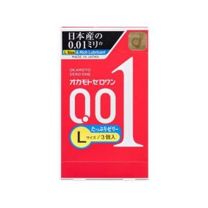 オカモトゼロワン Lサイズ たっぷりゼリー ( 3個入 )/ オカモト｜soukai