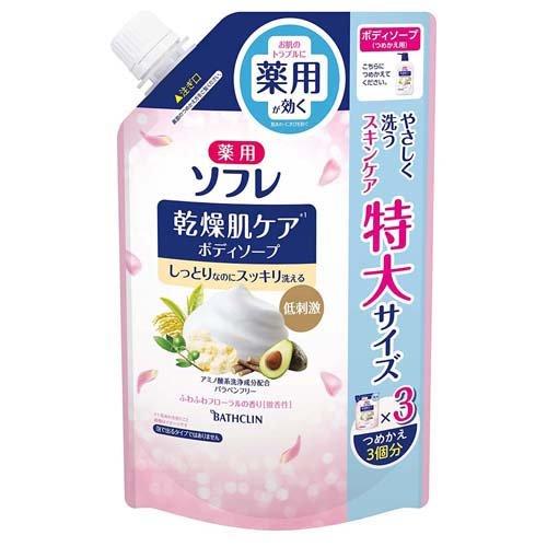 薬用ソフレ 乾燥肌ケアボディソープ つめかえ用 ( 1200ml )/ ソフレ