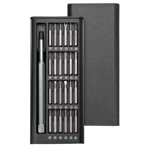 マグネット付き精密ドライバー ビット24種付 ( 1セット )