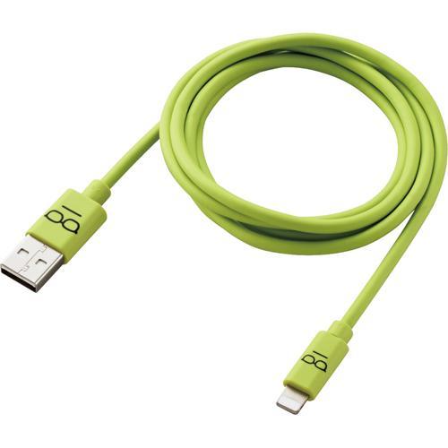 カラフルLightningケーブル 1.2m USB-A RoHS グリーン MPA-FUAL12C...