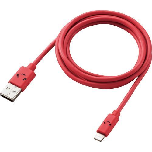 カラフルLightningケーブル 1.2m USB-A RoHS レッド MPA-FUAL12CR...