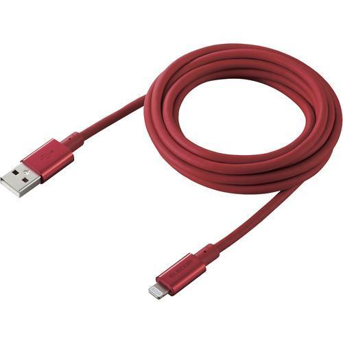 エレコム Lightningケーブル 2m 準高耐久 RoHS指令準拠 レッド MPA-UALPS2...