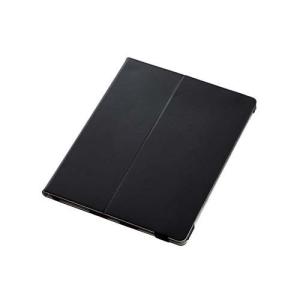 エレコム iPad Pro 12.9インチ用ケース ソフトレザー 手帳型 2アングル ブラック ( 1個 )/ エレコム(ELECOM)｜soukai