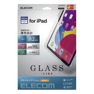 エレコム iPad 10.9インチ用ガラスライクフィルム 高光沢 薄型 表面硬度9H 指紋防止 ( 1個 )/ エレコム(ELECOM)｜soukai