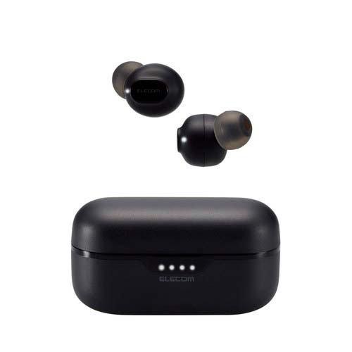 エレコム ワイヤレスイヤホン Bluetooth 5.3 低遅延 タッチセンサー 超小型 ブラック ...