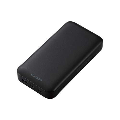 エレコム モバイルバッテリー 急速充電 大容量 20000mAh 65w 充電器 iPhone ブラ...