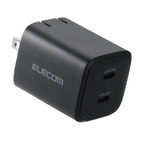 エレコム Type-C 充電器 PD 40W PPS 高速 iPhone17 対応 Type-C×2...