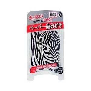 ハニック・ホワイトラボ ペーパー歯みがきW 動物柄 ( 6包...