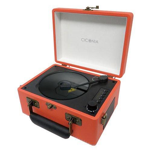 センター商事 CICONIA レトロ型CDプレーヤー Bluetooth受／送 オレンジ CCD-0...