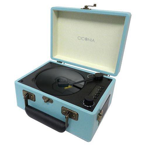 センター商事 CICONIA レトロ型CDプレーヤー Bluetooth受／送ライトブルー CCD-...
