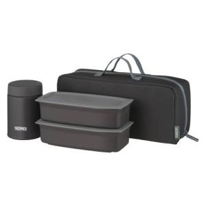 サーモス 保温弁当箱 約0.8合 マットブラック DBQ-362 MTBK ( 1コ入