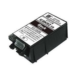 エコリカ エプソンICBK82互換リサイクルインクカートリッジ ECI-E82B ブラック ( 1コ...