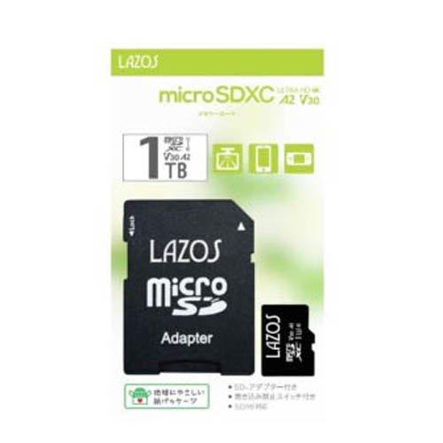 LAZOS microSDXCカード V30 A2 シリーズ 1TB L-B1000MSD10-U3...