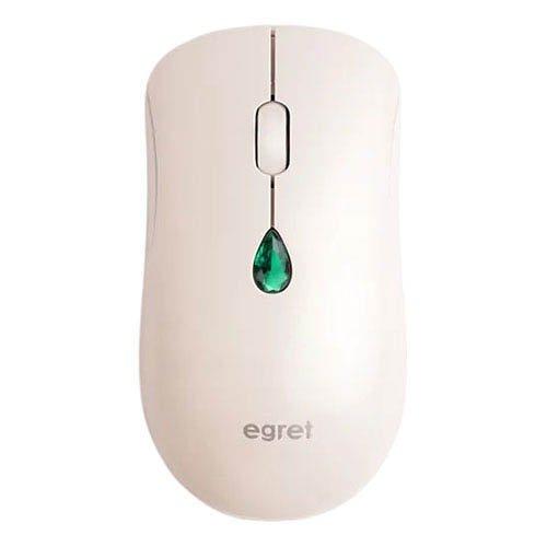 EGRET ワイヤレスジュエリーマウス 誕生月別の人工宝石ボタン 5月 エメラルド ( 1個 )