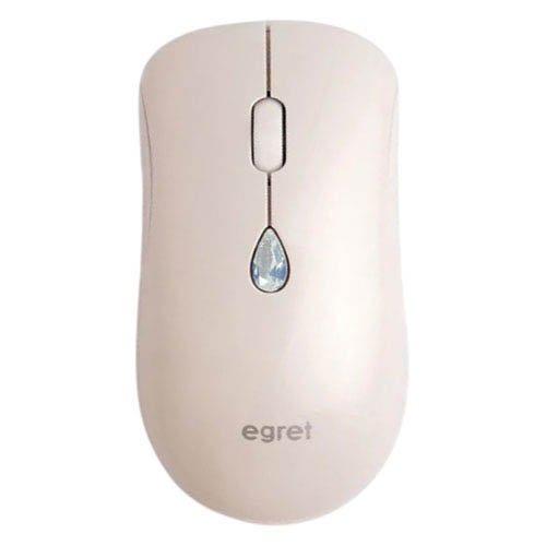 EGRET ワイヤレスジュエリーマウス 誕生月別の人工宝石ボタン 6月 ムーンストーン ( 1個 )