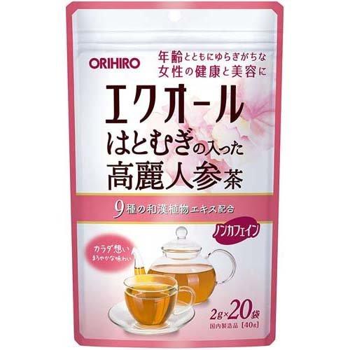 オリヒロ エクオールはとむぎの入った高麗人参茶 ( 2g*20袋入 )/ オリヒロ