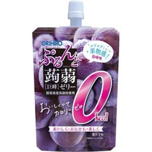 ぷるんと蒟蒻ゼリー スタンディング カロリーゼロ 巨峰 ( 130g*8個 )/ ぷるんと蒟蒻ゼリー
