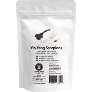 昆虫食 陰陽サソリ ホワイト＆ブラックチョコサソリ Yin Yang Scorpions TIU2007 / JRユニークフーズ
