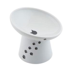 ハッピーダイニング 脚付フードボウル 斜めタイプシリコン付き ( 1個 )/ 猫壱