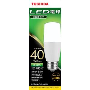 東芝 LED電球 T形E26 全方向300度 60W形相当 昼白色 LDT7N-G／S／60V1