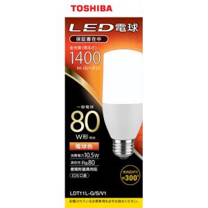 東芝 LED電球 T形E17 全方向300度 60W形相当 電球色 LDT7L-G-E17／S