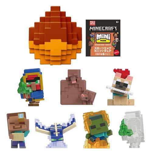 マインクラフト スポーンエッグ ミニフィギュア Fアソートブラインドパック986F-HXT64 ( ...