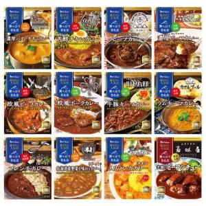 40箱!箱ごとレンジでチン出来る!ハウス　レトルトカレーまとめ売り 選ばれし人気店 12種12食アソート ( 1セット )/ ハウス 百名店 監修