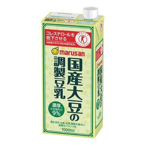 マルサン 国産大豆の調製豆乳 ( 1L*6本入 )/ マルサン