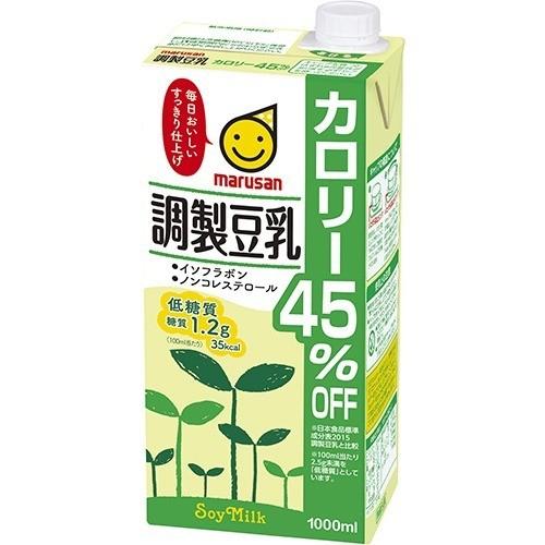 マルサン 調製豆乳 カロリー45％オフ ( 1L*6本入 )/ マルサン