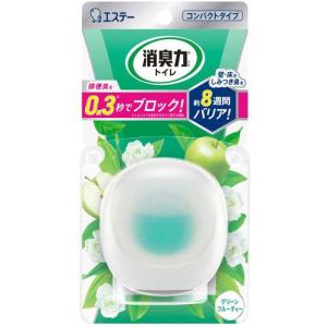 消臭力 コンパクト トイレ用 グリーンフルーティ 消臭剤 置き型 本体 ( 1個 )/ 消臭力｜soukai