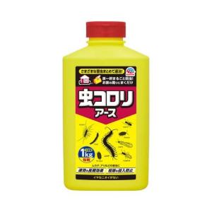 虫コロリアース 粉剤 殺虫＆侵入防止 不快害虫駆除用 ( 1kg )/ 虫コロリ ( 駆除剤 対策 退治 ムカデ アリ 毛虫 ケムシ 侵入防止 )｜soukai