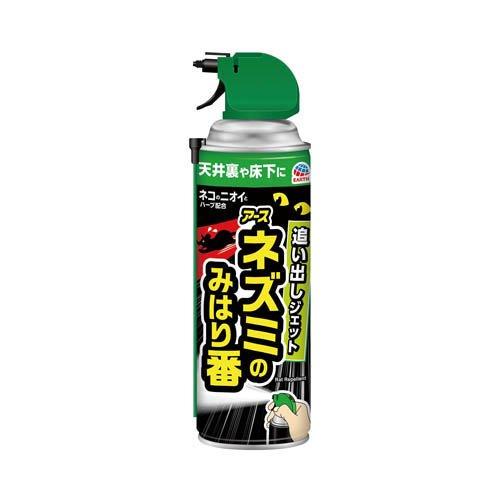 ネズミのみはり番 追い出しジェット ねずみよけ 忌避剤 スプレー 鼠 いなくなる ( 420ml )...