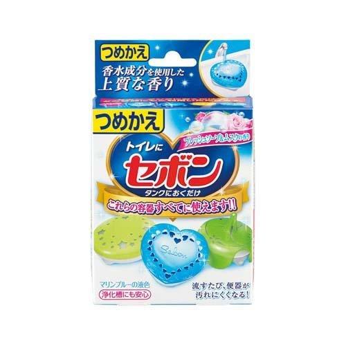 セボン タンクにおくだけ つめかえ フレッシュソープ＆ムスクの香り トイレ 洗浄剤 ( 25g )/...