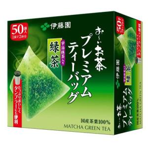 伊藤園 おーいお茶 プレミアムティーバッグ 宇治抹茶入り緑茶 ( 1.8g*50袋入 )/ お〜いお茶