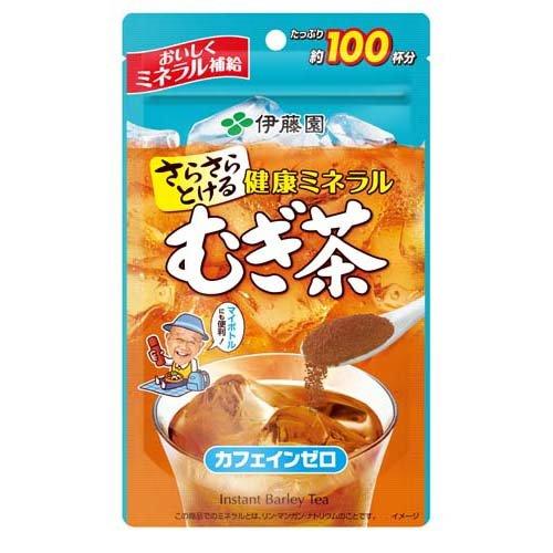 伊藤園 健康ミネラルむぎ茶 粉末 チャック付き袋タイプ ( 80g )/ 健康ミネラルむぎ茶 ( 麦...