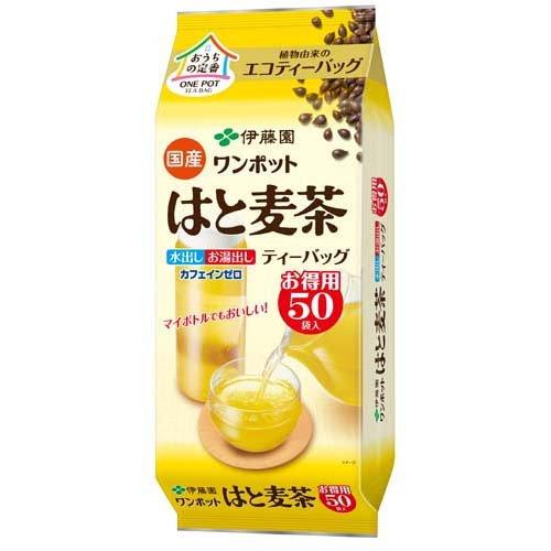 伊藤園 ワンポット はと麦茶 エコティーバッグ ( 4.0g*50袋入 )/ 伊藤園