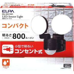 エルパ(ELPA) AC100VLEDセンサーライト ESL-SS412AC ( 1コ入 )/ エルパ(ELPA)｜soukai