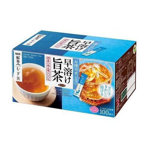AGF 新茶人 早溶け旨茶 むぎ茶 スティック ( 0.9g*100本入 )/ AGF(エージーエフ...