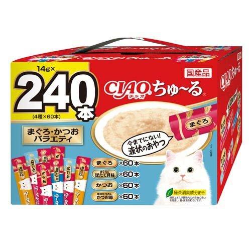 CIAO ちゅ〜る まぐろ・かつおバラエティ ( 14g×240本 )/ ちゅ〜る ( まぐろ / ...