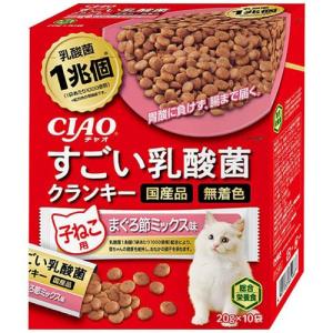 CIAO すごい乳酸菌 クランキー 牛乳パック かつお節味 ( 400g