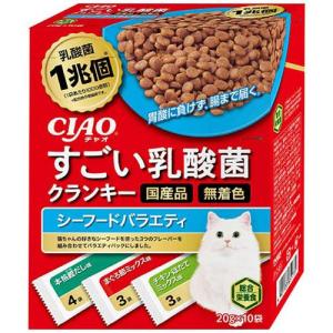 チャオ すごい乳酸菌クランキー まぐろ節バラエティ ( 20g*10袋入