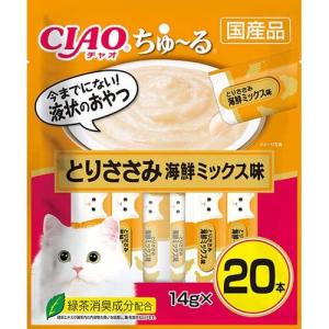 チャオ ちゅ〜る まぐろ 海鮮ミックス味 ( 14g*20本入 )/ ちゅーる